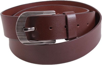 

Lens Men Casual Brown Genuine Leather Belt