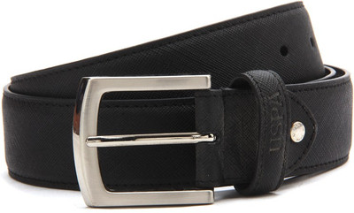 

U.S. Polo Assn Men Black Genuine Leather Belt