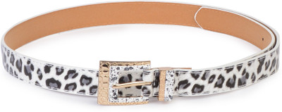 

Buckle Up Women White Artificial Leather Belt