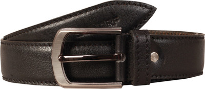 

Scharf Men Casual Black Genuine Leather Belt, Black-04