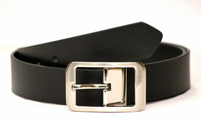 

Tops Men Formal Black Genuine Leather Belt