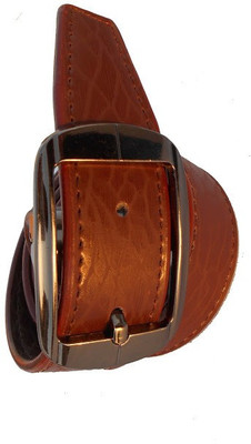 

AmahapGlamourDaze Men Formal Brown Synthetic Belt
