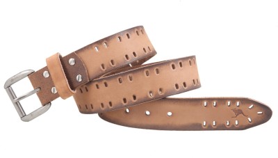 

Kangoo Men Casual Beige Genuine Leather Belt