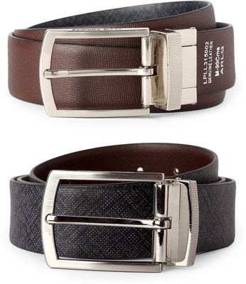 

Louis Philippe Men Black Artificial Leather Belt