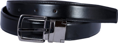 

Hardys Men Casual Black Genuine Leather Reversible Belt