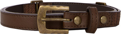 

Baggit Women Casual Brown Artificial Leather Belt, Coffee