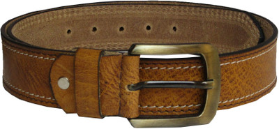 

eXcorio Men Casual Tan Genuine Leather Belt