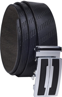 

Hawai Men Casual Black Genuine Leather Reversible Belt