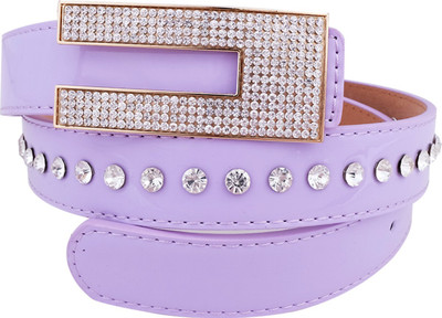 

Super Drool Women Casual, Party, Evening Purple Synthetic Belt