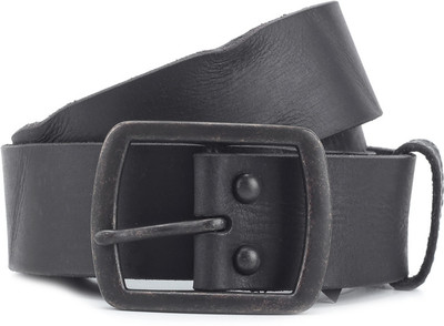 

Superdry Men Black Metal Belt
