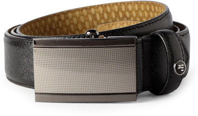 

Peter England Men Formal Black Genuine Leather Belt