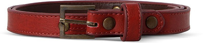 

Baggit Women Casual Red Synthetic Belt