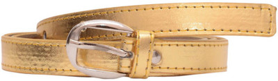

Snoby Women Casual Gold Synthetic Belt