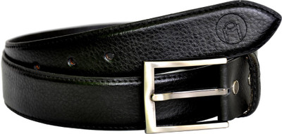 

MOSPL Men Formal Black Genuine Leather Belt
