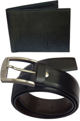 

Fashius Men Black Genuine Leather Belt, Black-01