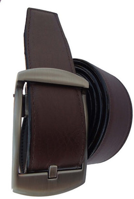 

AmahapGlamourDaze Men Formal Brown Artificial Leather Belt