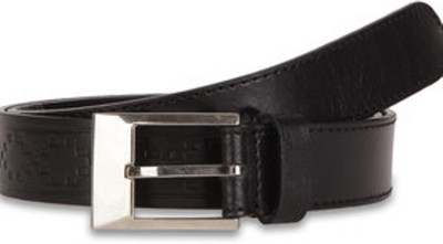 

Paradigm Design Lab Men Casual Black Genuine Leather Belt