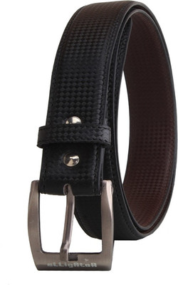 

Elligator Men Casual, Party, Formal Black Artificial Leather Belt