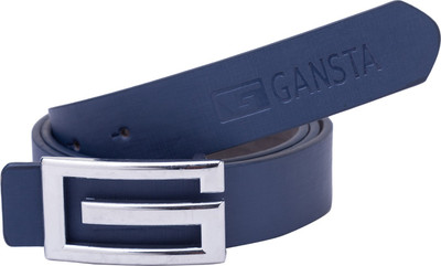 

Gansta Men Party, Formal Blue Artificial Leather Belt