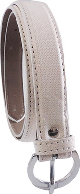 

Elligator Girls Casual White Synthetic Belt
