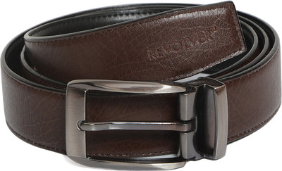 

Revolver Men Brown Genuine Leather Reversible Belt