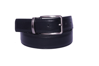 

OODI Men Black Artificial Leather Belt