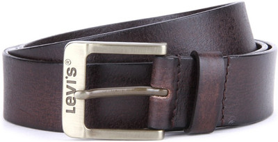 

Levi's Men Brown Metal, Genuine Leather Belt