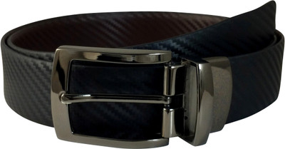 

Ammvi Creations Men Formal Black, Brown Genuine Leather Reversible Belt