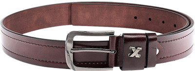 

Swiss Design Men Casual Black Genuine Leather Belt, Brown