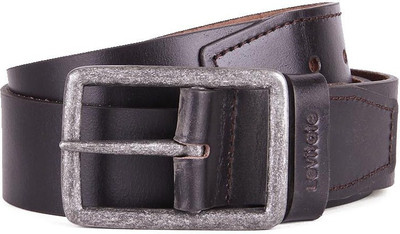 

Levitate Men Casual Brown Metal, Genuine Leather Belt