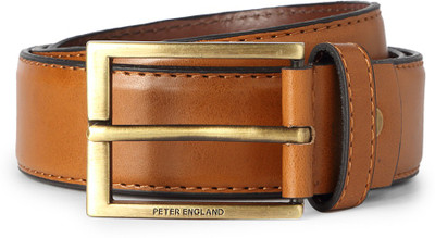 

Peter England Men Brown Artificial Leather Belt