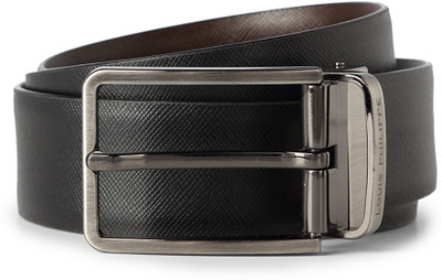 

Louis Philippe Men Black Artificial Leather Belt