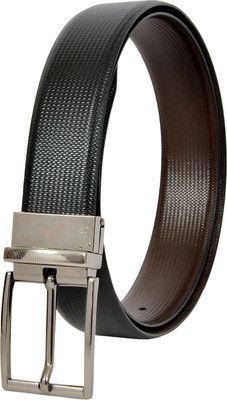 

Divoto Men Formal Multicolor Genuine Leather Reversible Belt, Black-89