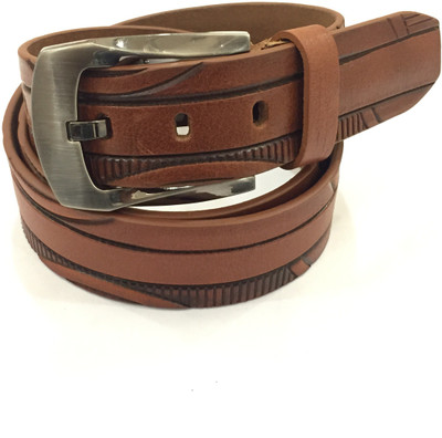 

Sir Michele Men Casual Tan Genuine Leather Belt