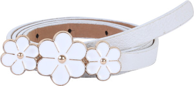 

Alvaro Women Casual White Artificial Leather Belt