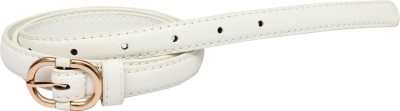 

Sri Women Casual, Party White Artificial Leather Belt