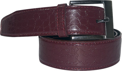 

Aleron Men Casual Maroon Artificial Leather Belt