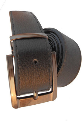 

AmahapGlamourDaze Men Formal Black Artificial Leather Belt