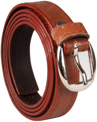

Via Harp Women Casual, Party, Formal, Evening Brown Artificial Leather Belt