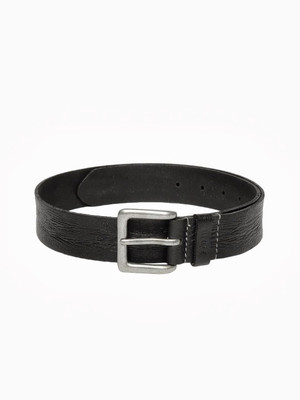 

Fume Men Casual Black Genuine Leather Belt