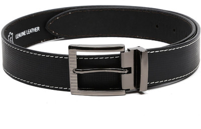 

WildHorn Men Casual Black Genuine Leather Belt