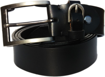 

Paycart Men Formal Black Genuine Leather Belt, Black-39