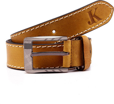 

Junckers Men Casual, Party, Evening Khaki Genuine Leather Belt