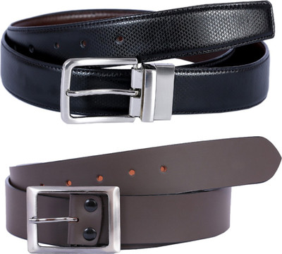 

Hardys Men Casual Multicolor Genuine Leather Reversible Belt