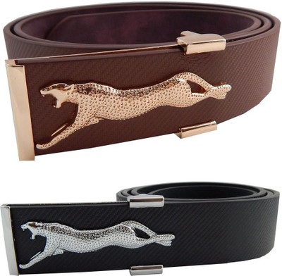 

Els Men Casual Brown, Black Synthetic Belt, Black;brown