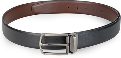 

Teakwood Men Black Genuine Leather Belt