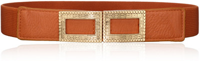 

Calvino Girls Casual, Evening/Party Brown Artificial Leather Belt