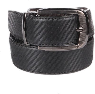 

Klaska Men Formal Black Genuine Leather Belt