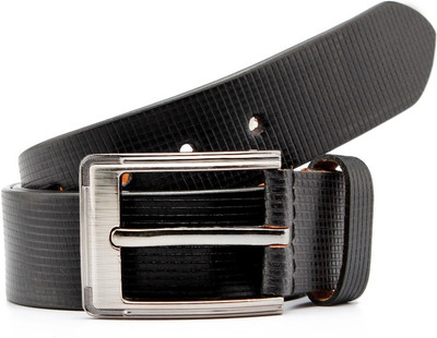 

Junckers Men Formal, Party, Evening Black Genuine Leather Belt
