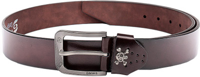 

Swiss Design Men Casual Brown Genuine Leather Belt
